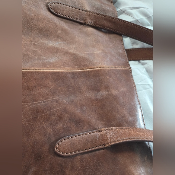 J. Crew large brown leather bag - Picture 10 of 14